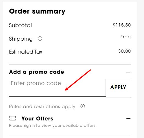 “How to apply a YSL Beauty promo code”